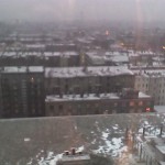 Katowice sotto la neve