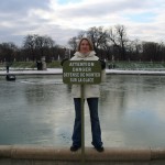 Defence de monter sur la glace