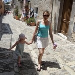 Salita verso il castello