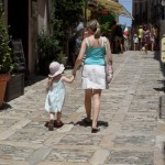 Alice e Gosia mentre camminano