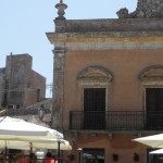 La piazza centrare (sempre ad Erice)